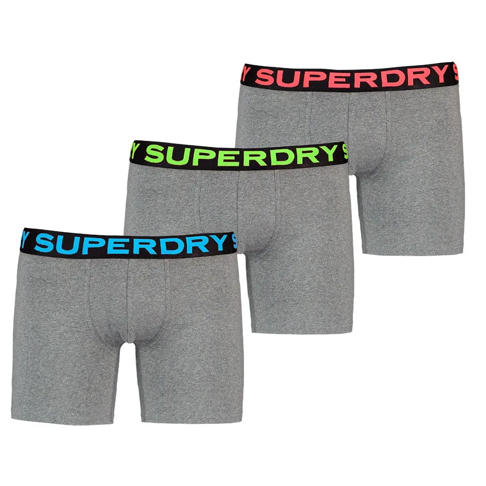 Боксеры 3 шт Superdry, серый