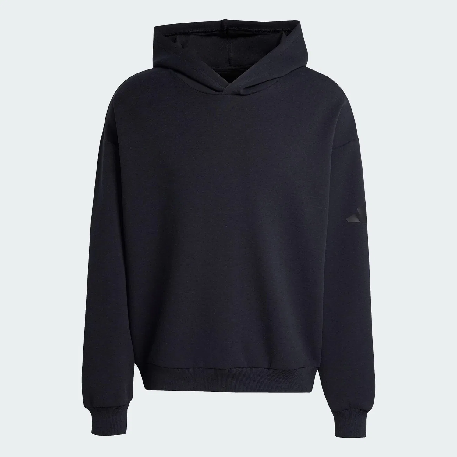 Мужское худи с капюшоном Soft Lux Hoodie Adidas, Schwarz — фото 2