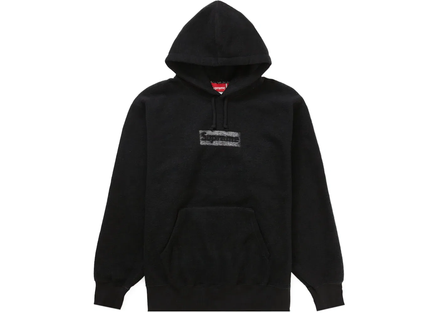 Мужской худи с логотипом Supreme, Black