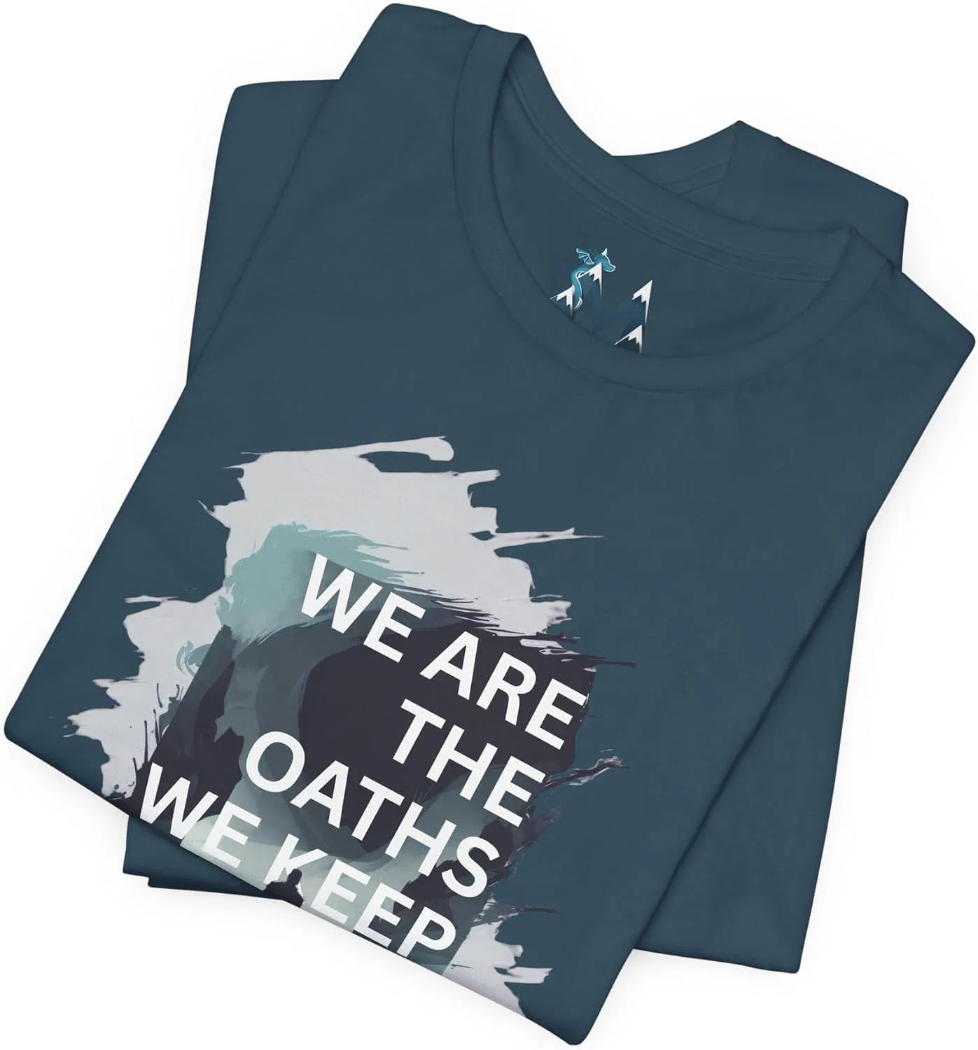 Футболка с принтом Bella Canvas 3001, Deep Teal — фото 2