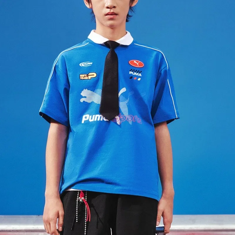 Детская футболка с круглым вырезом PUMA, Royal Blue 80701 — фото 3