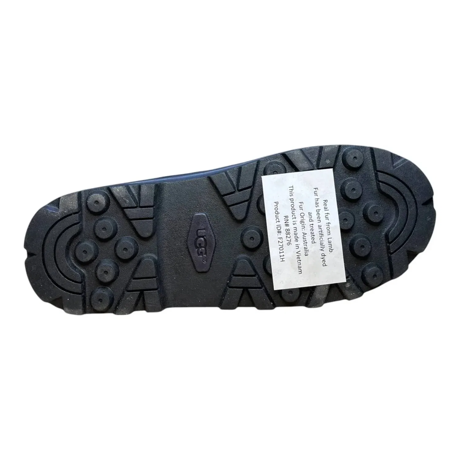 Детские ботинки для девочек на шнуровке с шерстяной подкладкой Bobbey Boot UGG, Midnight Navy — фото 4
