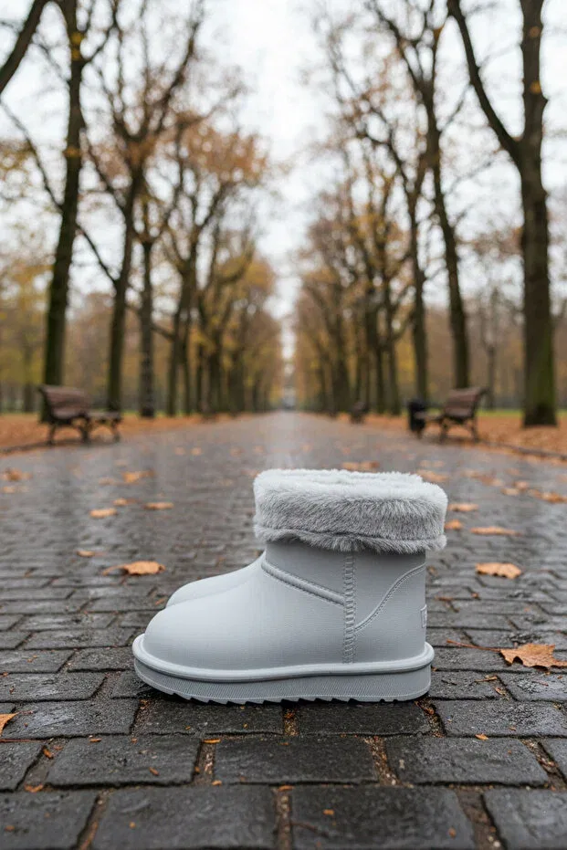Детские ботинки для девочек водонепроницаемые Bootie Soho, Gray