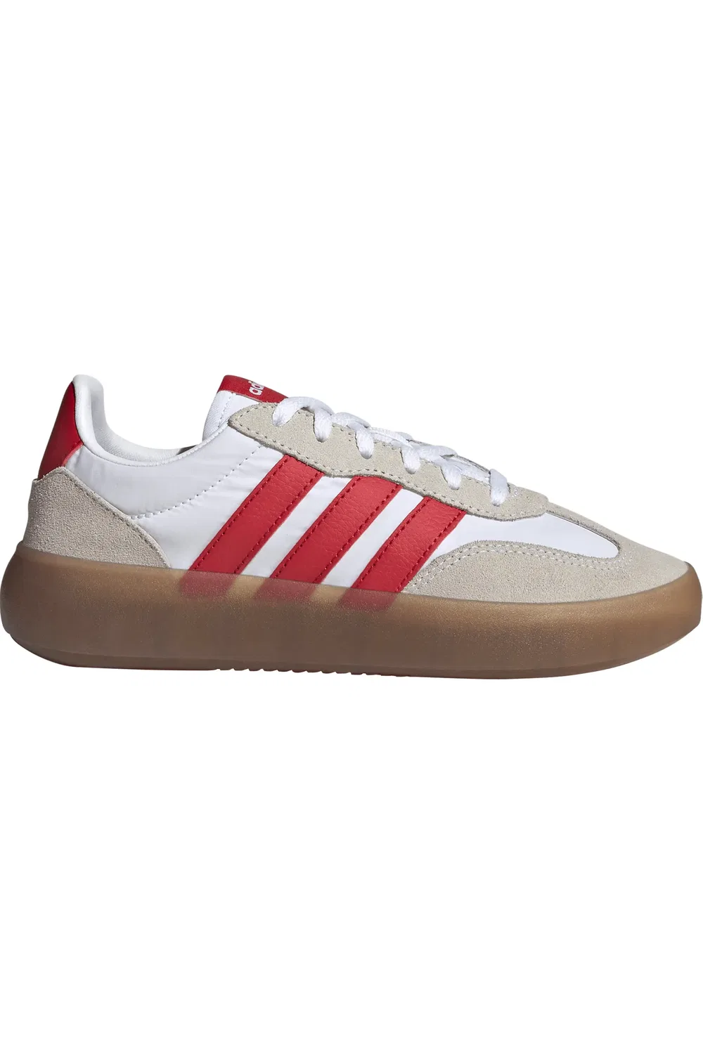 Кроссовки детские с мыском T-toe Barreda Decode adidas, White/Gum — фото 3