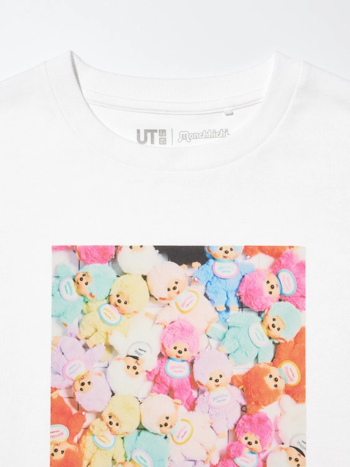 Футболка Uniqlo Monchhichi UT, кремовый — фото 4