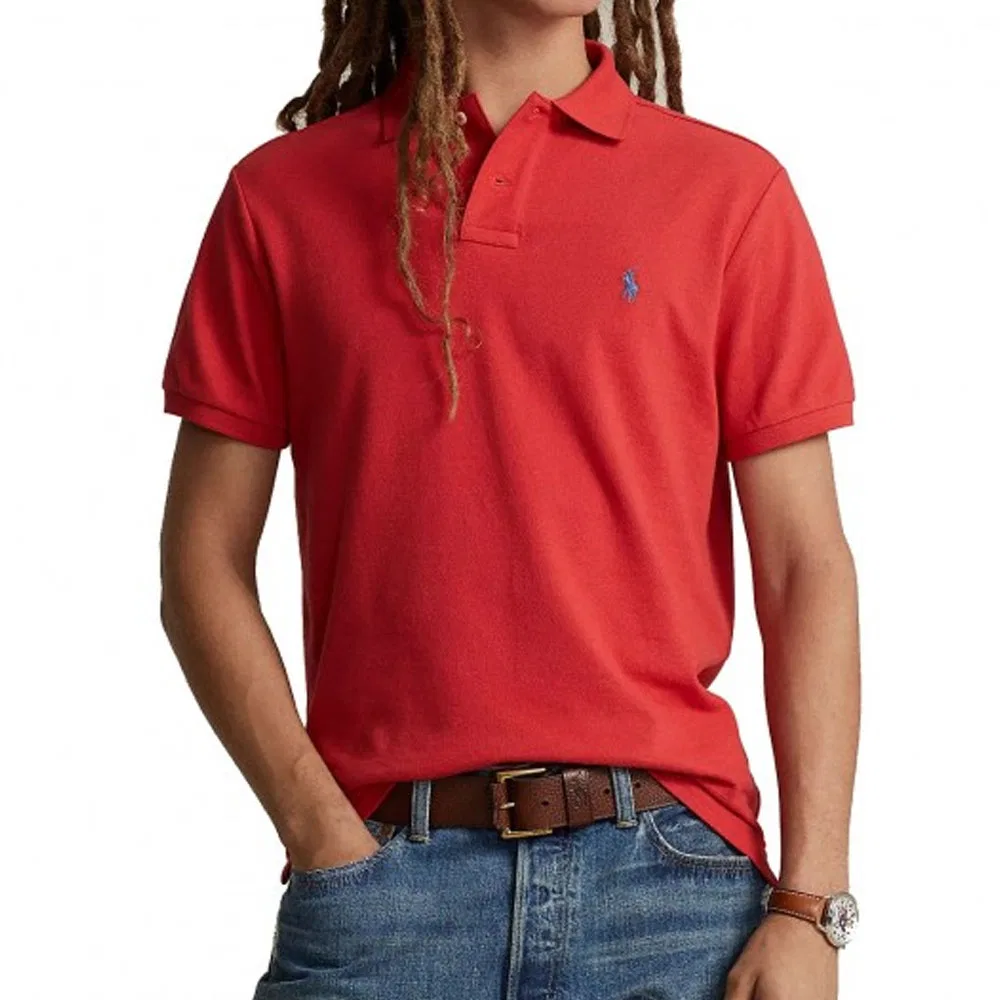 Поло с логотипом, Polo Ralph Lauren, Red — фото 3