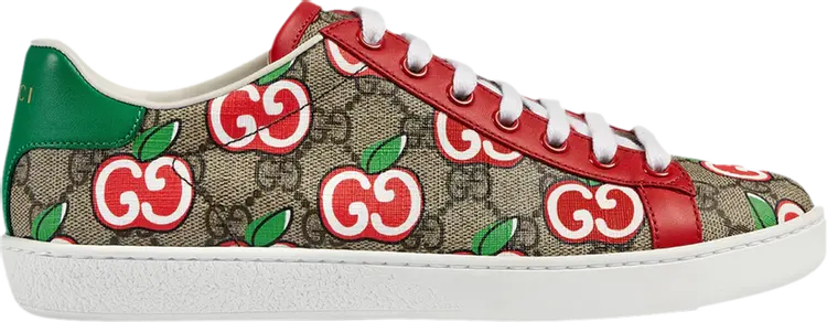 Кроссовки Gucci Wmns Ace Chinese Valentines Day, коричневый