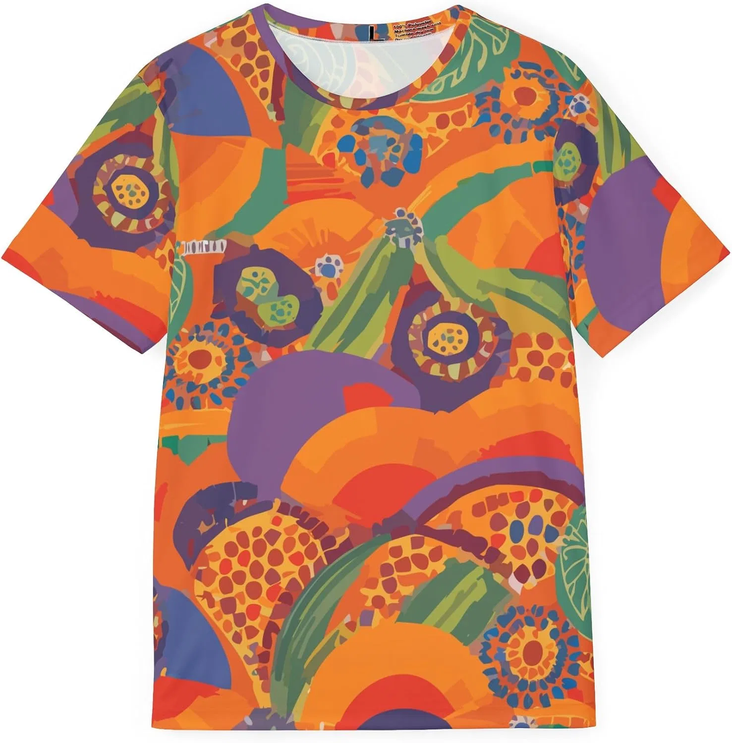 Футболка унисекс с африканским принтом BeauAfrica, Multicolor