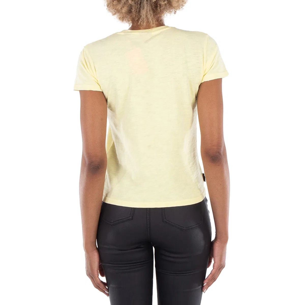 Футболка с принтом Motor Graphic Fitted Superdry, Pale Yellow — фото 4
