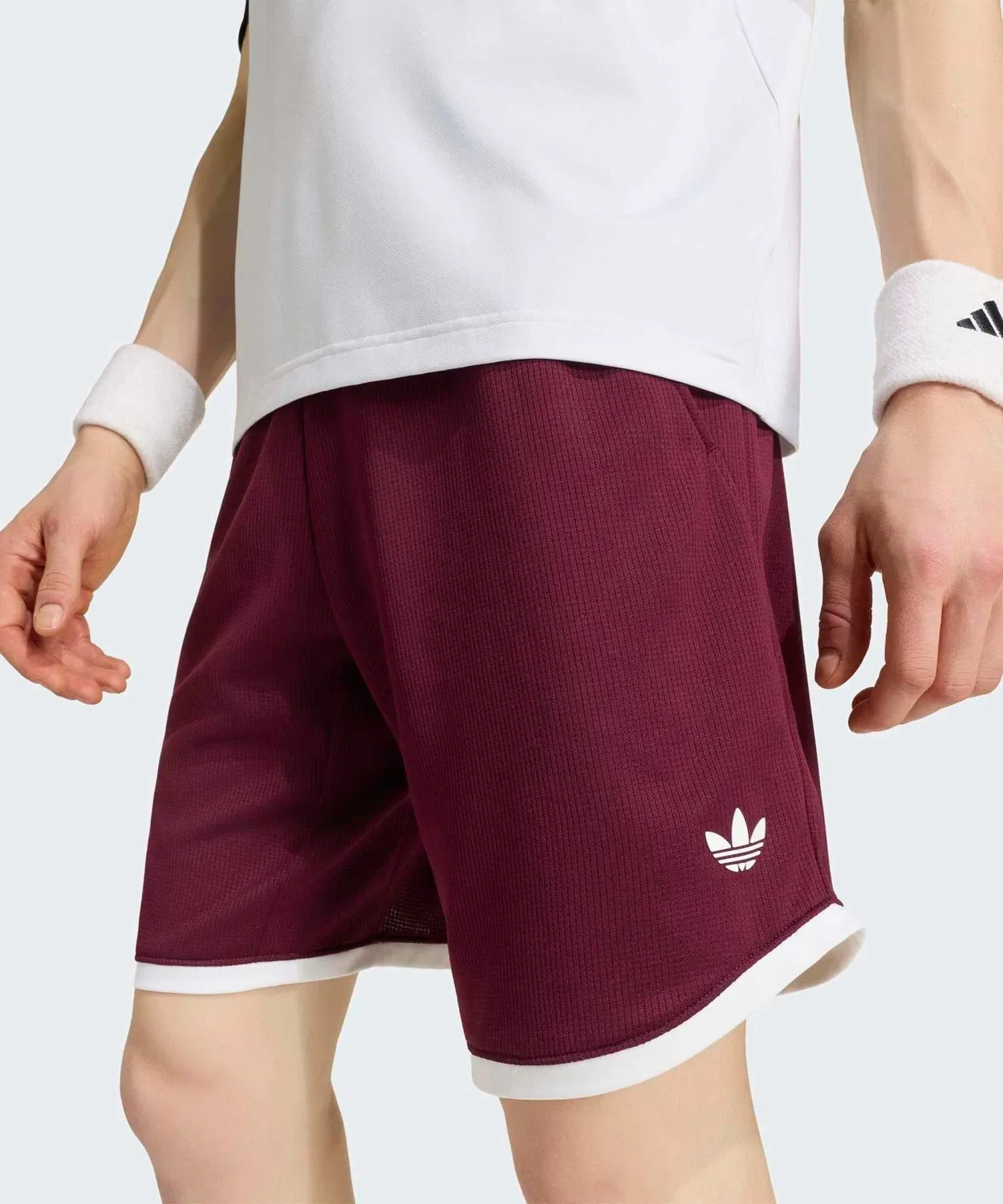 Мужские шорты с технологией Climacool, с контрастной отделкой, Tennis Classics, Adidas, Red — фото 3
