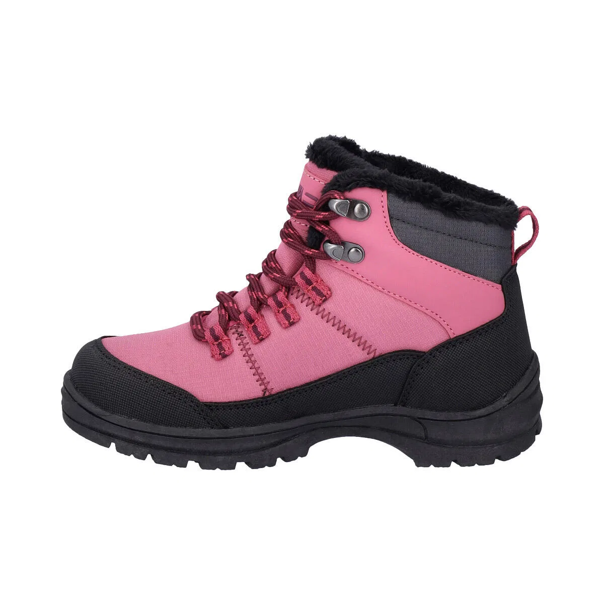 Детские зимние ботинки с утеплением CMP Annuuk Snowboots Wp Junior, Rosa Schwarz — фото 2