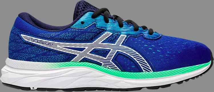 

Кроссовки gel excite 7 gs 'blue' Asics, синий