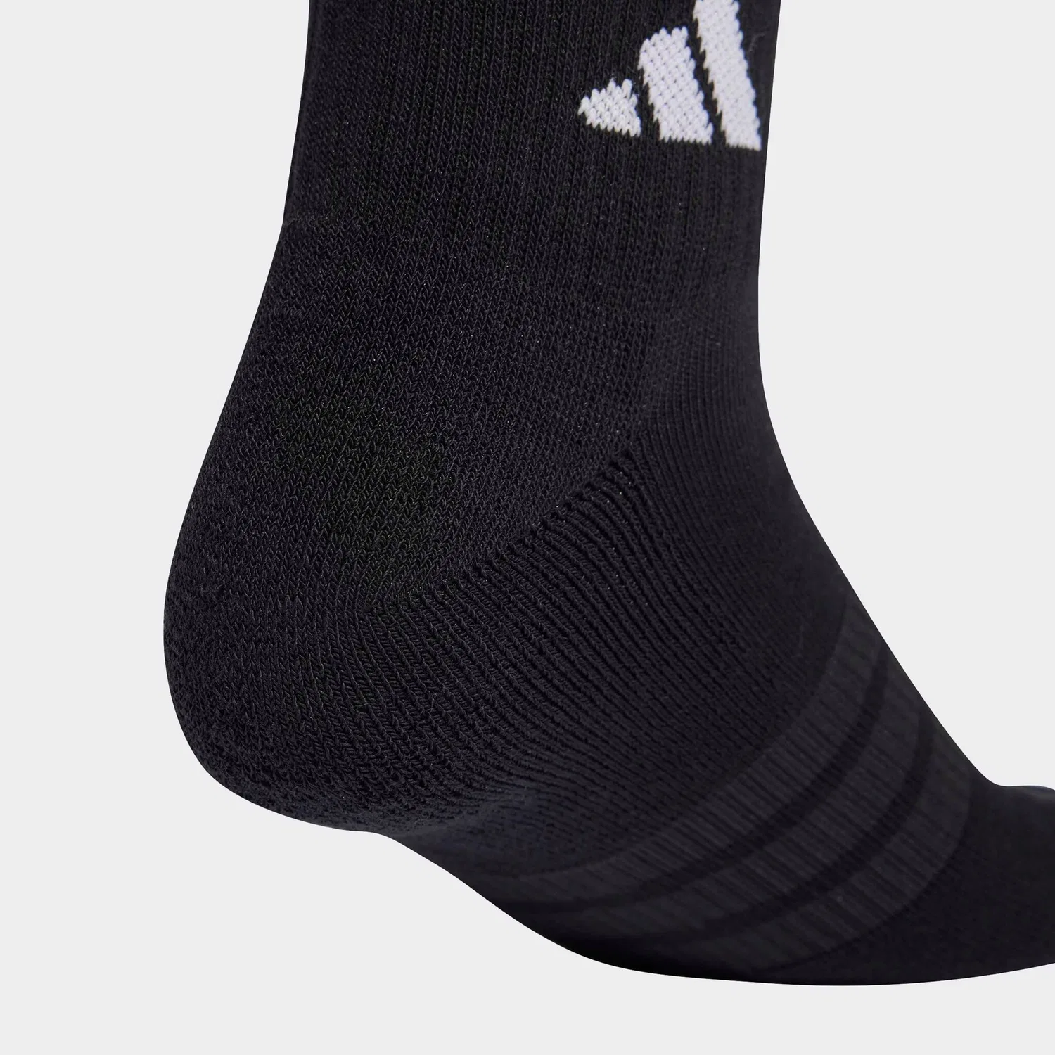 Женские спортивные носки с усиленной подошвой Adidas Performance, Black/Black/White — фото 3