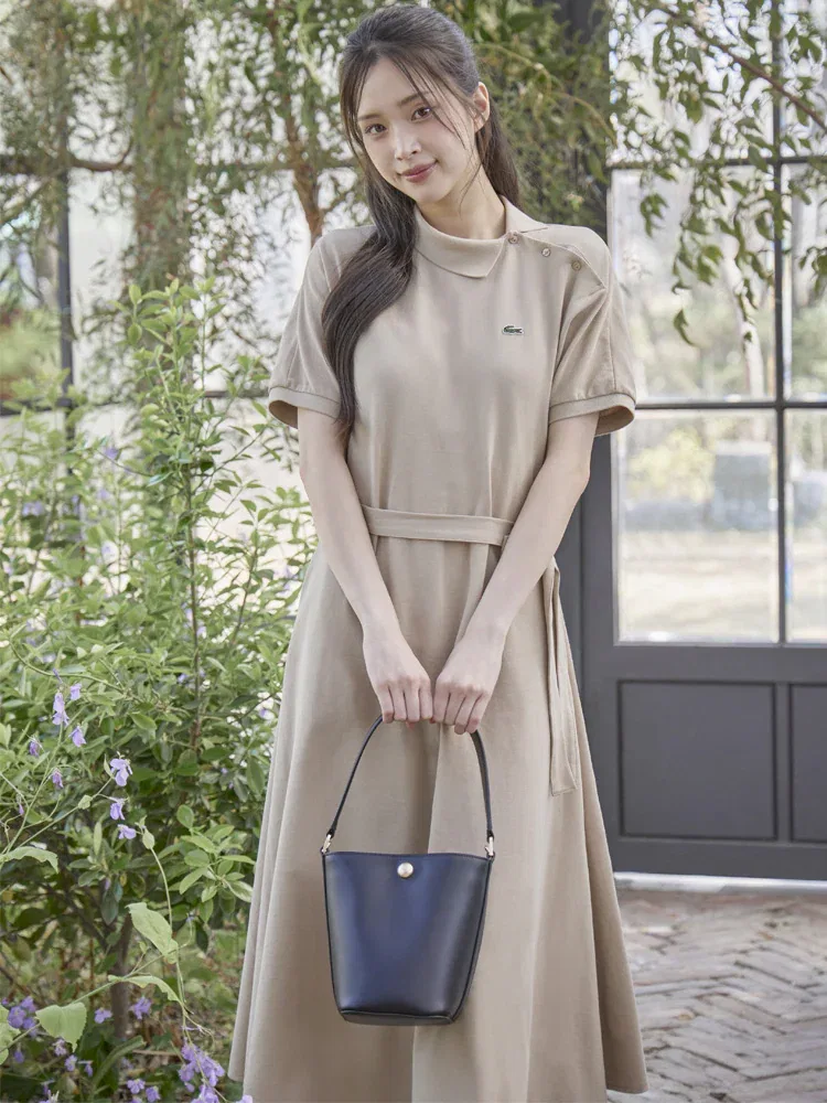 Платье поло LACOSTE Beige