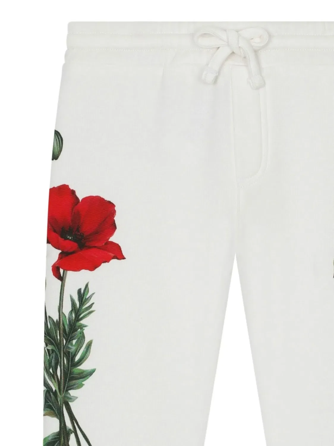 Штаны с Цветочным Принтом Dolce & Gabbana, белый — фото 2