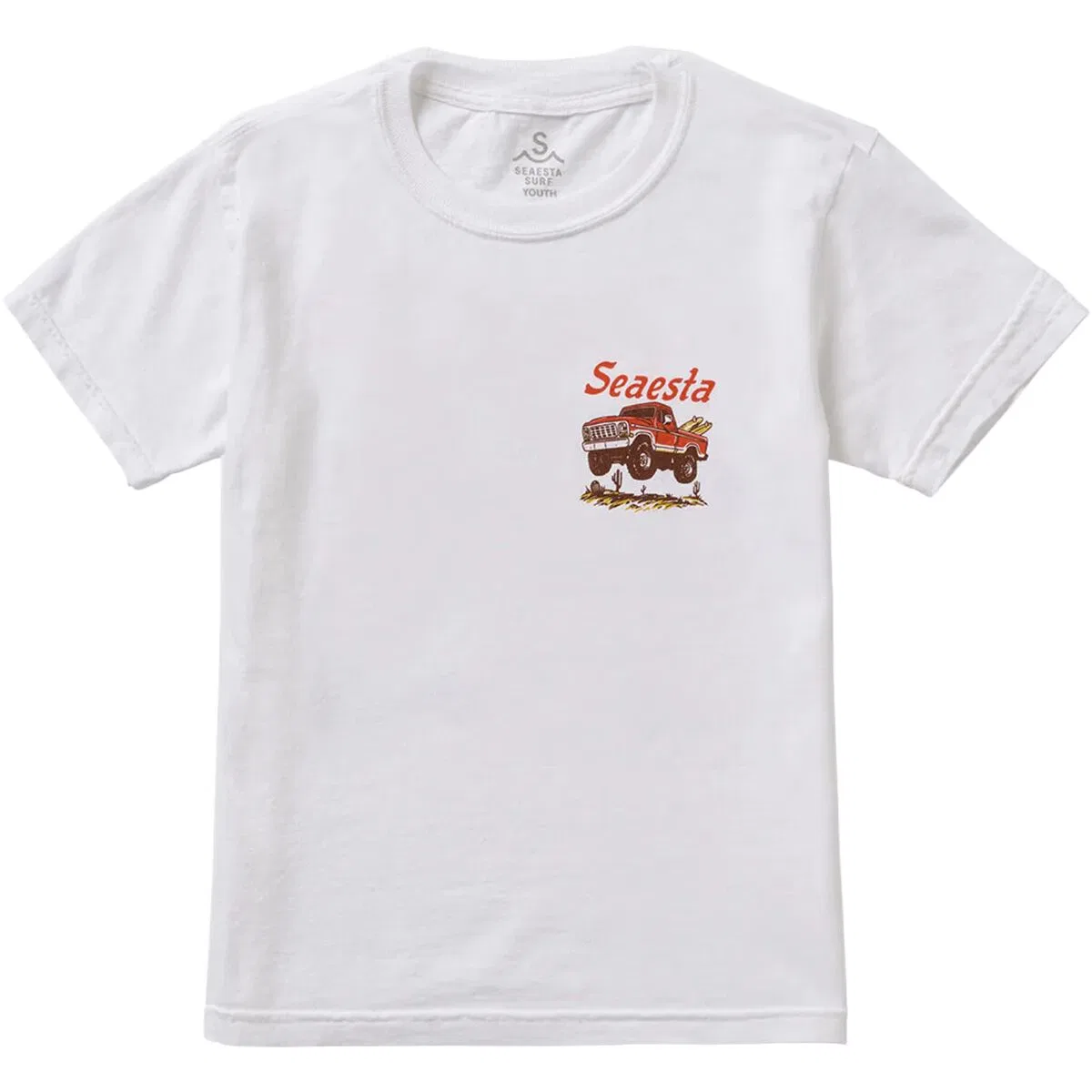 Детская футболка с коротким рукавом Baja t-shirt Seaesta Surf, White — фото 3