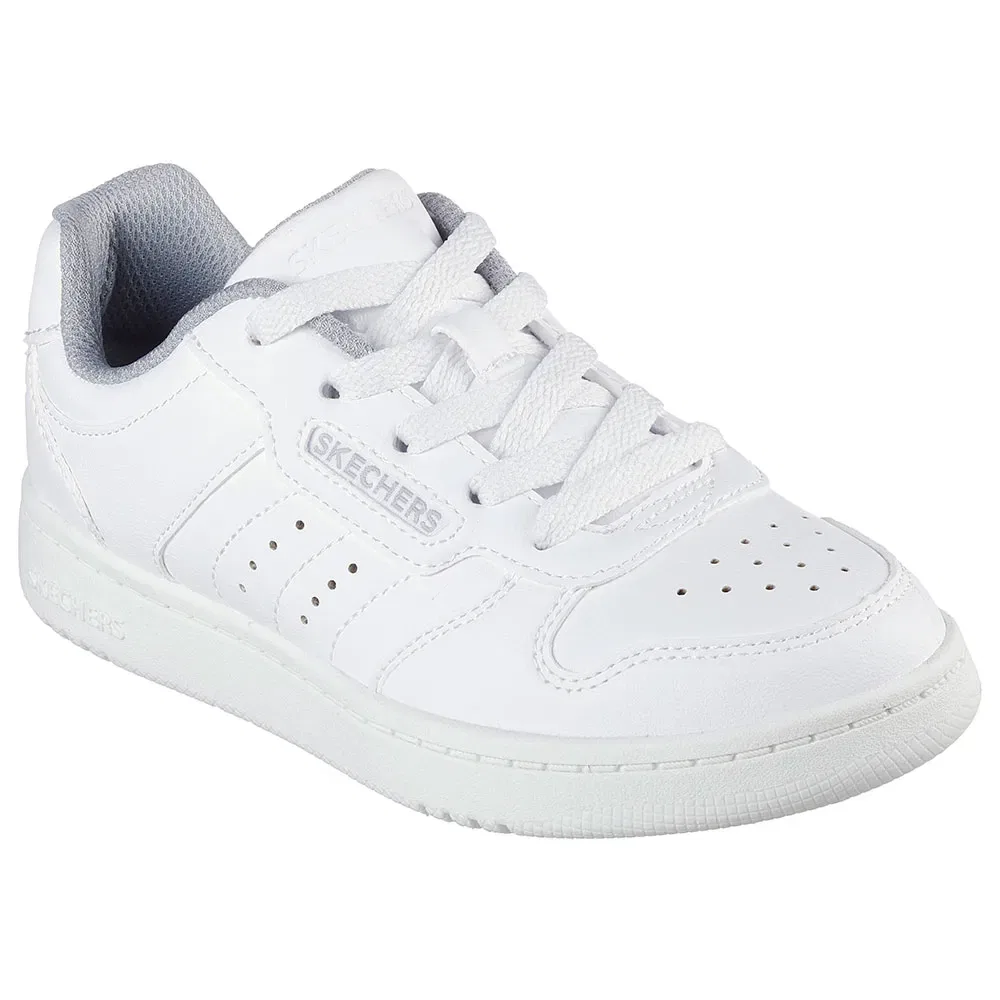 Детские кроссовки для мальчиков с классическим дизайном Quick Street Vorton Skechers, White
