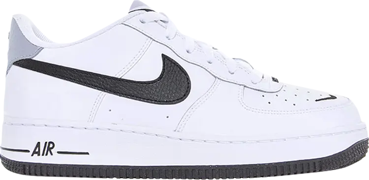 

Кроссовки Nike Air Force 1 LV8 GS 'White Black Mini Swoosh', белый