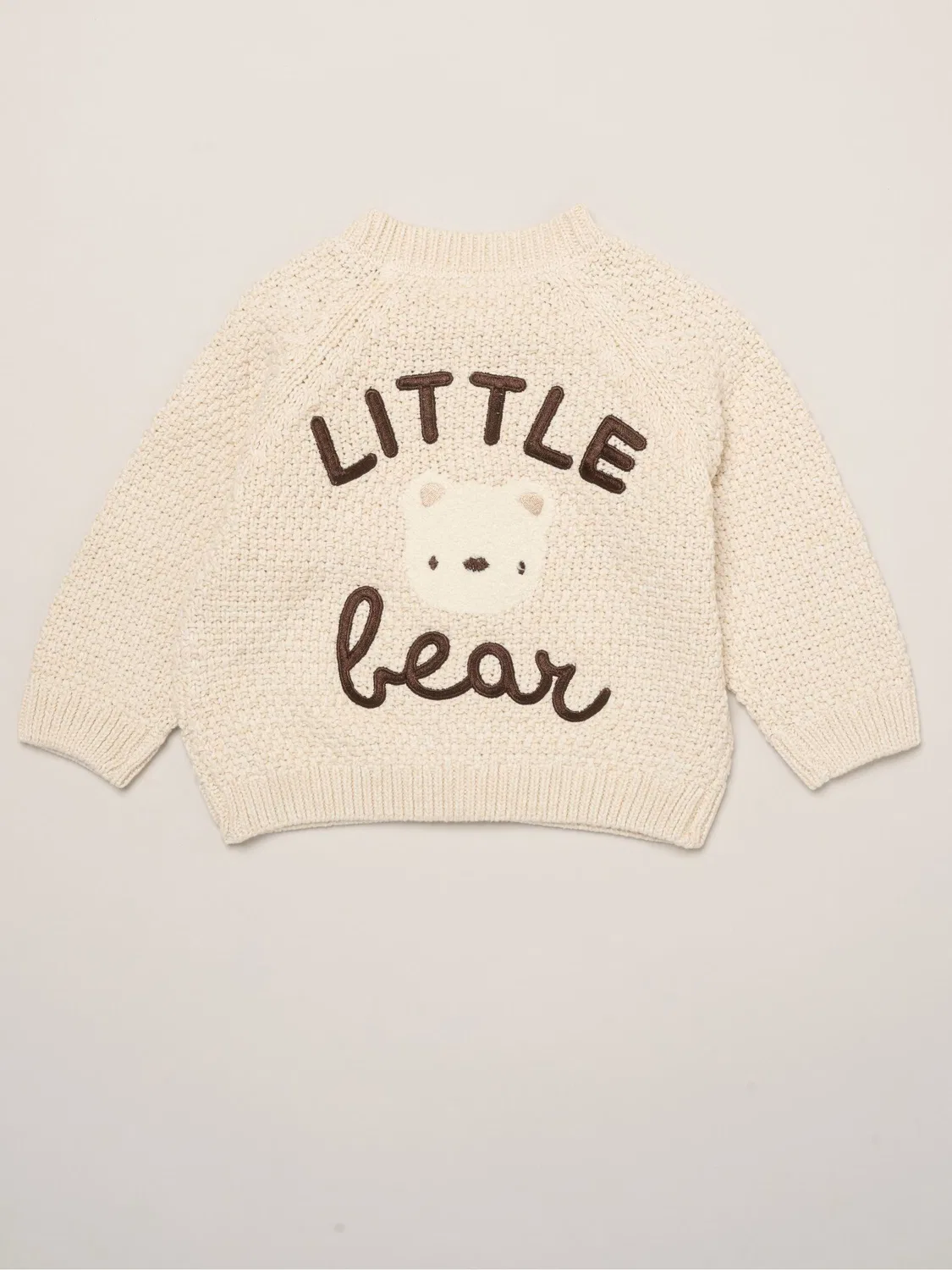 Кардиган вязаный Little Bear Rock-A-Bye Baby Boutique, коричневый