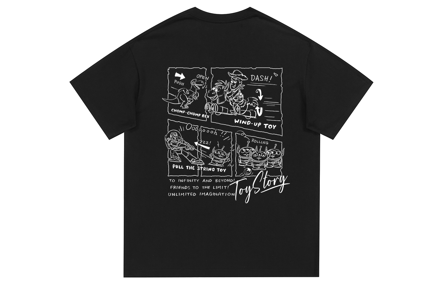 

Футболки унисекс с круглым вырезом, узкий прямой крой Disney, черный