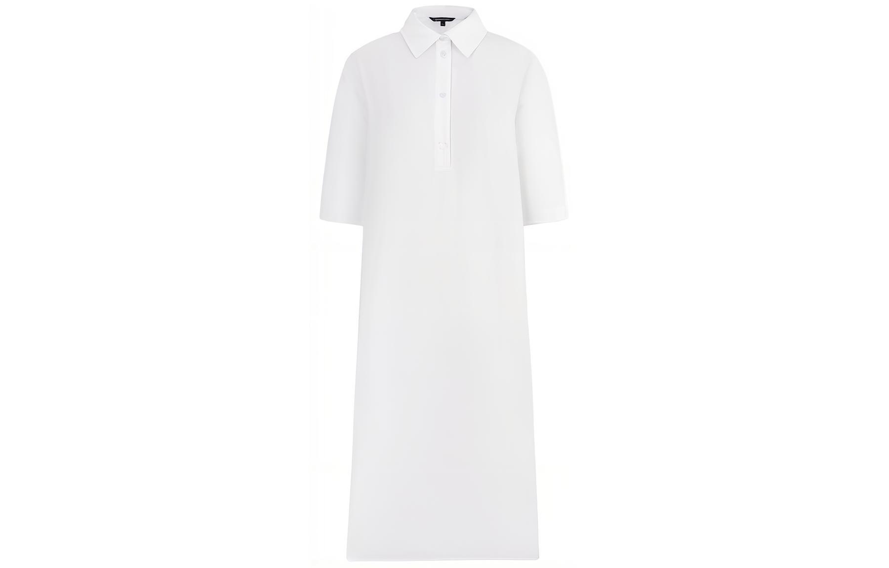 

Футболка-платье с коротким рукавом женская белая ARMANI EXCHANGE