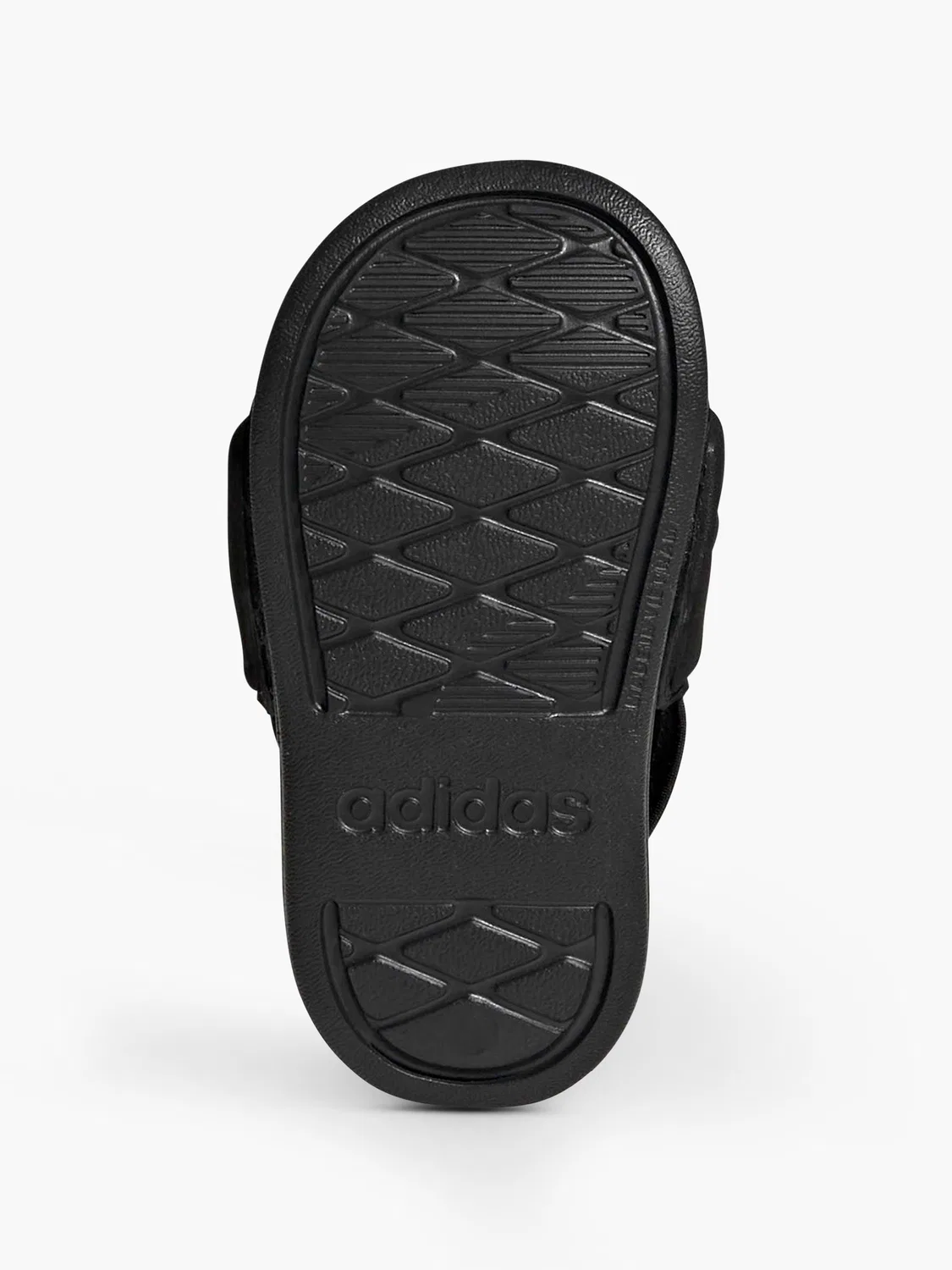 Детские шлепанцы с эластичной вставкой Adidas, черный — фото 4