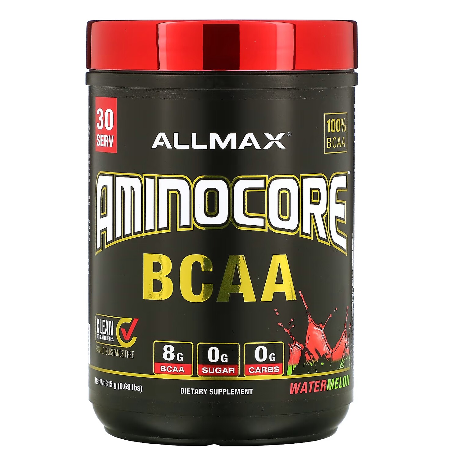 

БАД ALLMAX AMINOCORE BCAA, арбуз, 315 г