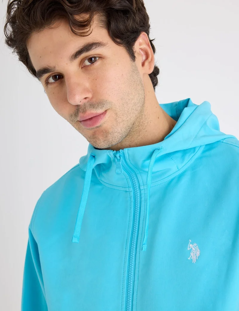 Мужская куртка U.S. Polo Assn. Hooded Surf, ярко-голубой — фото 4