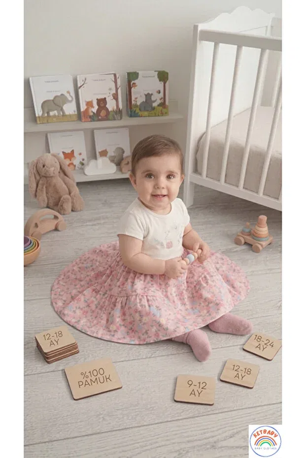 Детское платье для девочек хлопковое Ketbaby, Pink — фото 4