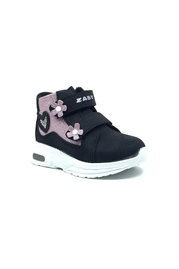 Детские зимние ботинки для девочек Glittery zaby girl Taşpınar Ayakkabı, Black