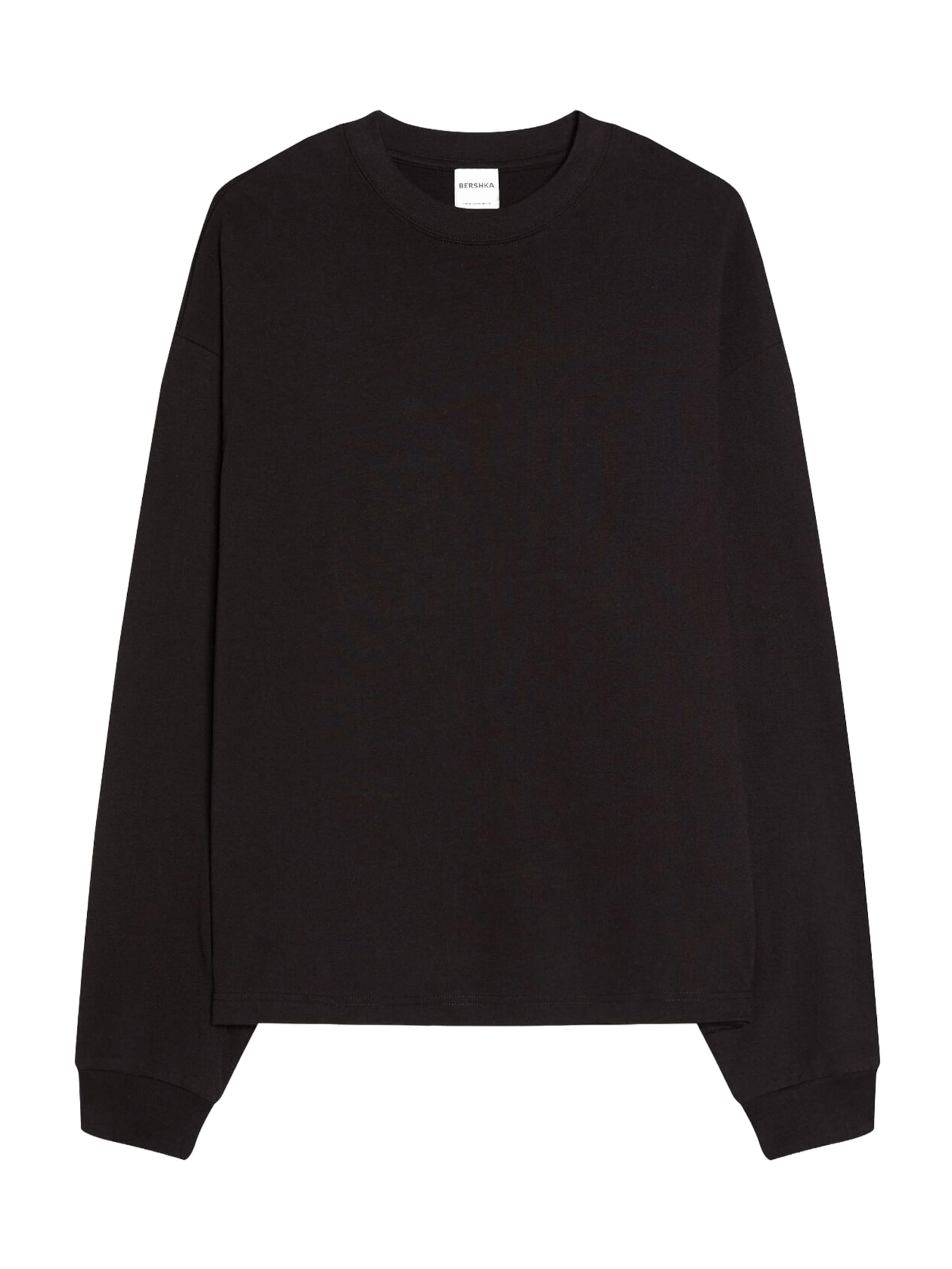 

Bershka Футболка в черном цвете