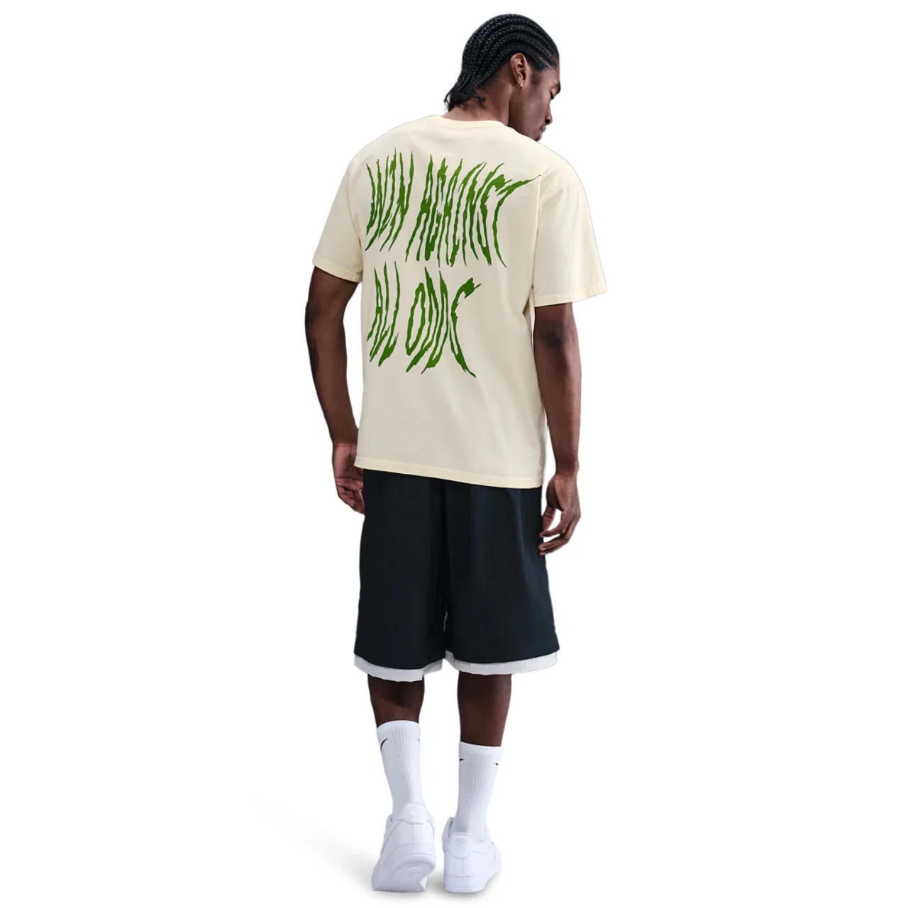 Футболка мужская M90 Streetball Nike, цвет Coconut Milk — фото 4