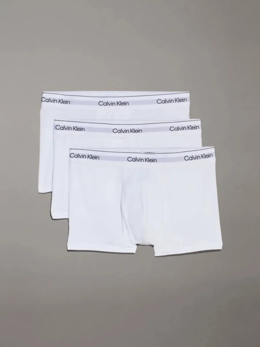 Комплект трусов Calvin Klein Icon Cotton Stretch 3 шт., белый — фото 3