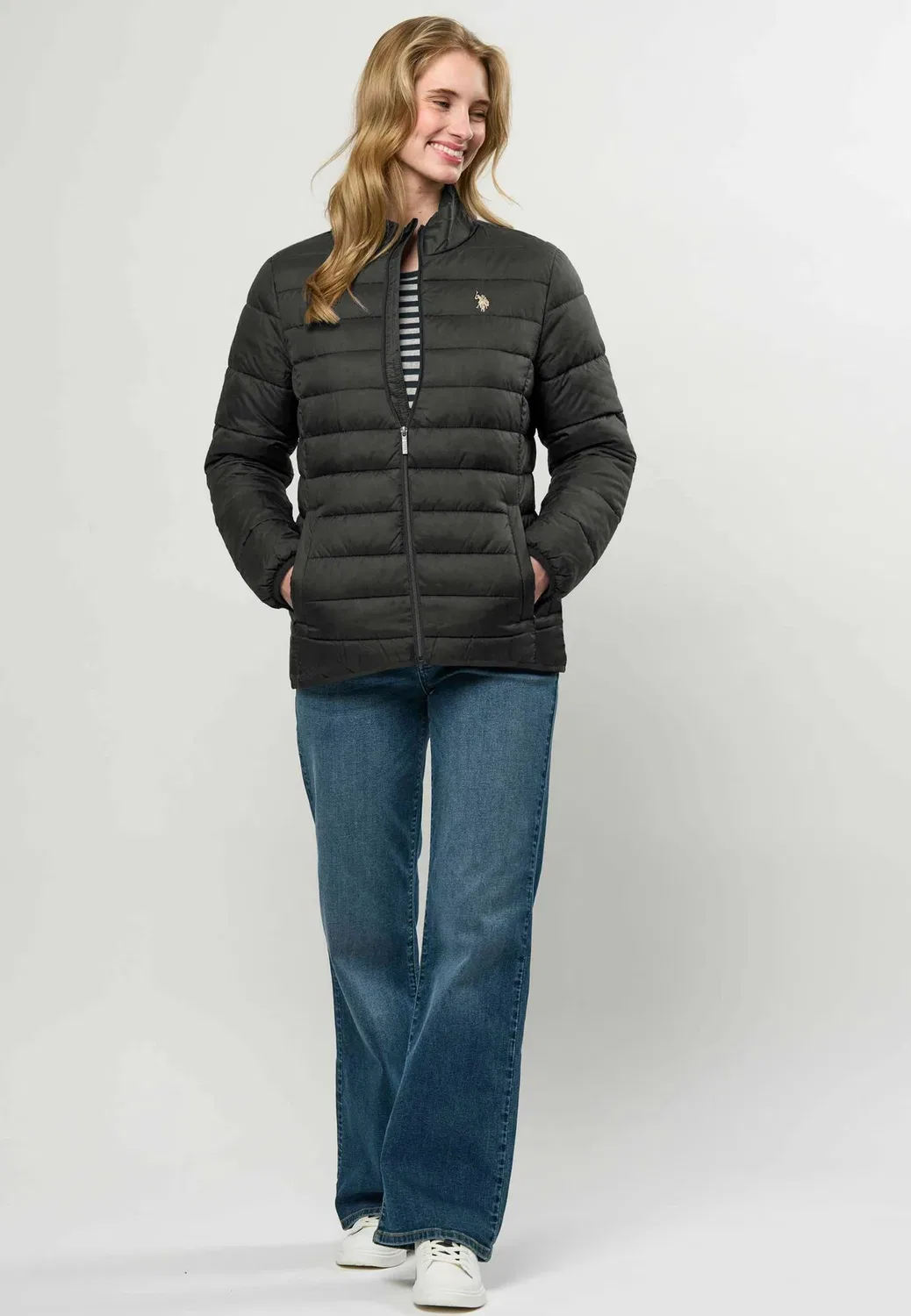 Стеганая зимняя куртка Uwvivi U.S. Polo Assn., Tap Shoe — фото 2