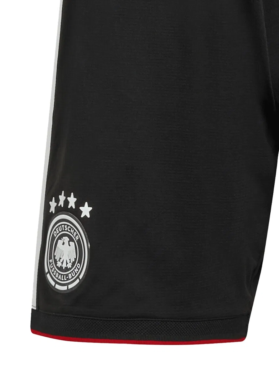 Спортивные шорты ADIDAS PERFORMANCE свободного кроя 'Germany 26 Home Authentic' черного цвета — фото 2