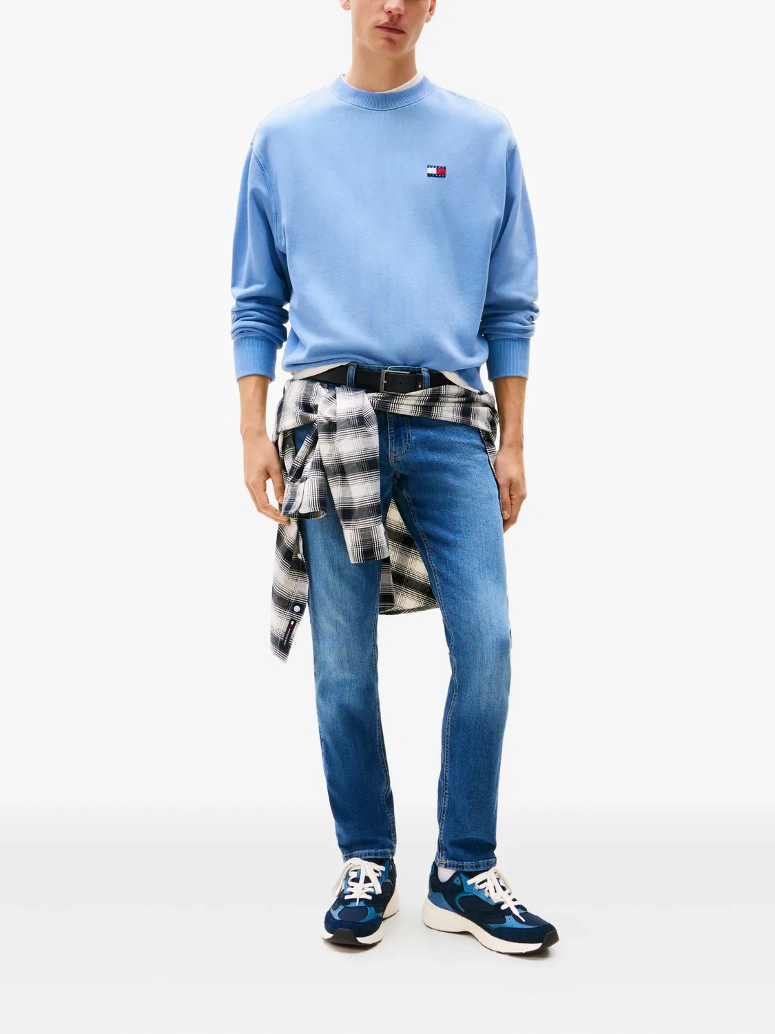 Джинсы 5-карманные синие Tommy Hilfiger, синий — фото 2