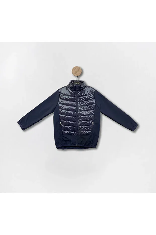 Детское пальто для девочек пуховое C&S, Navy Blue