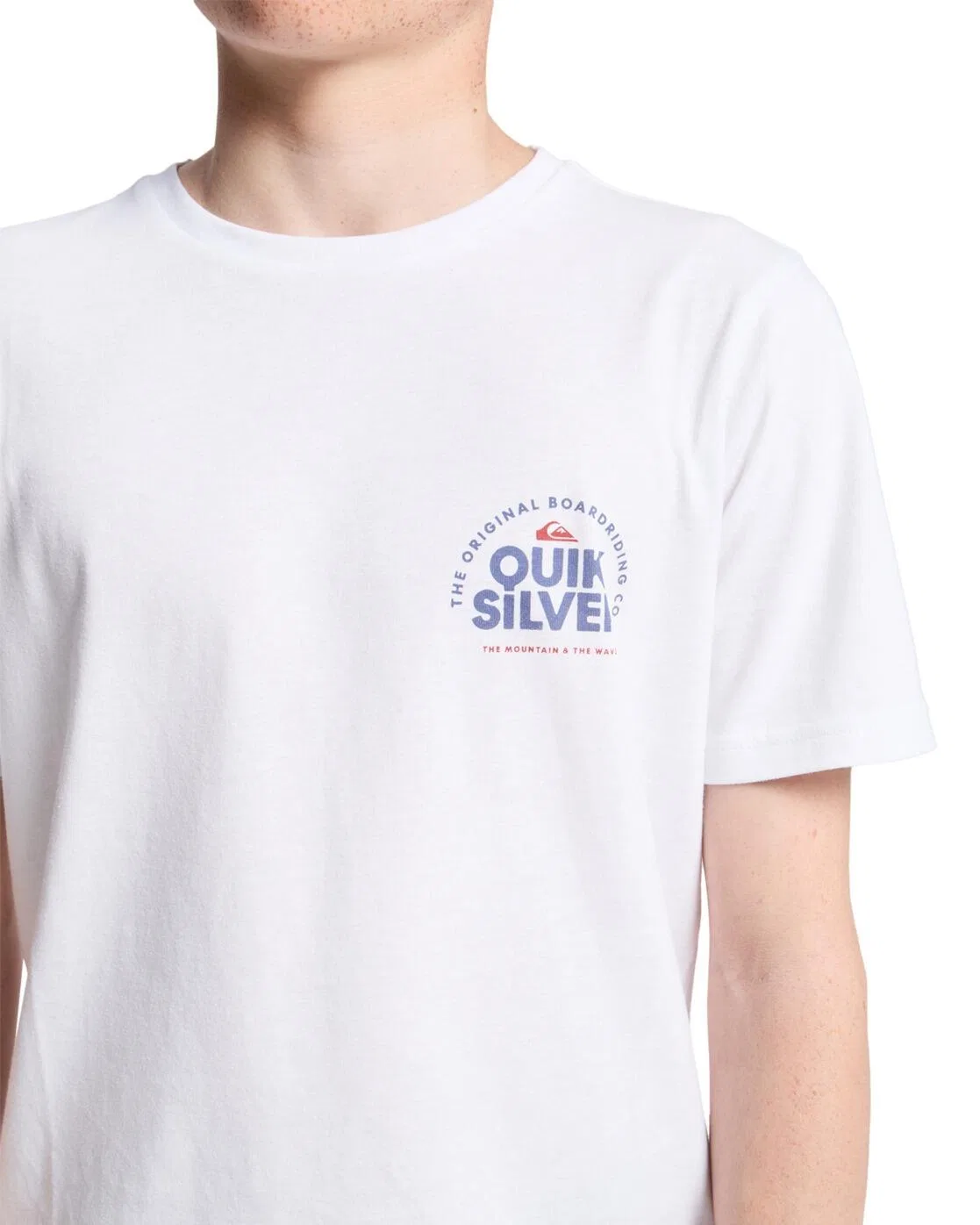 Детская футболка с принтом Fundamental Ride Quiksilver, Weiss — фото 4