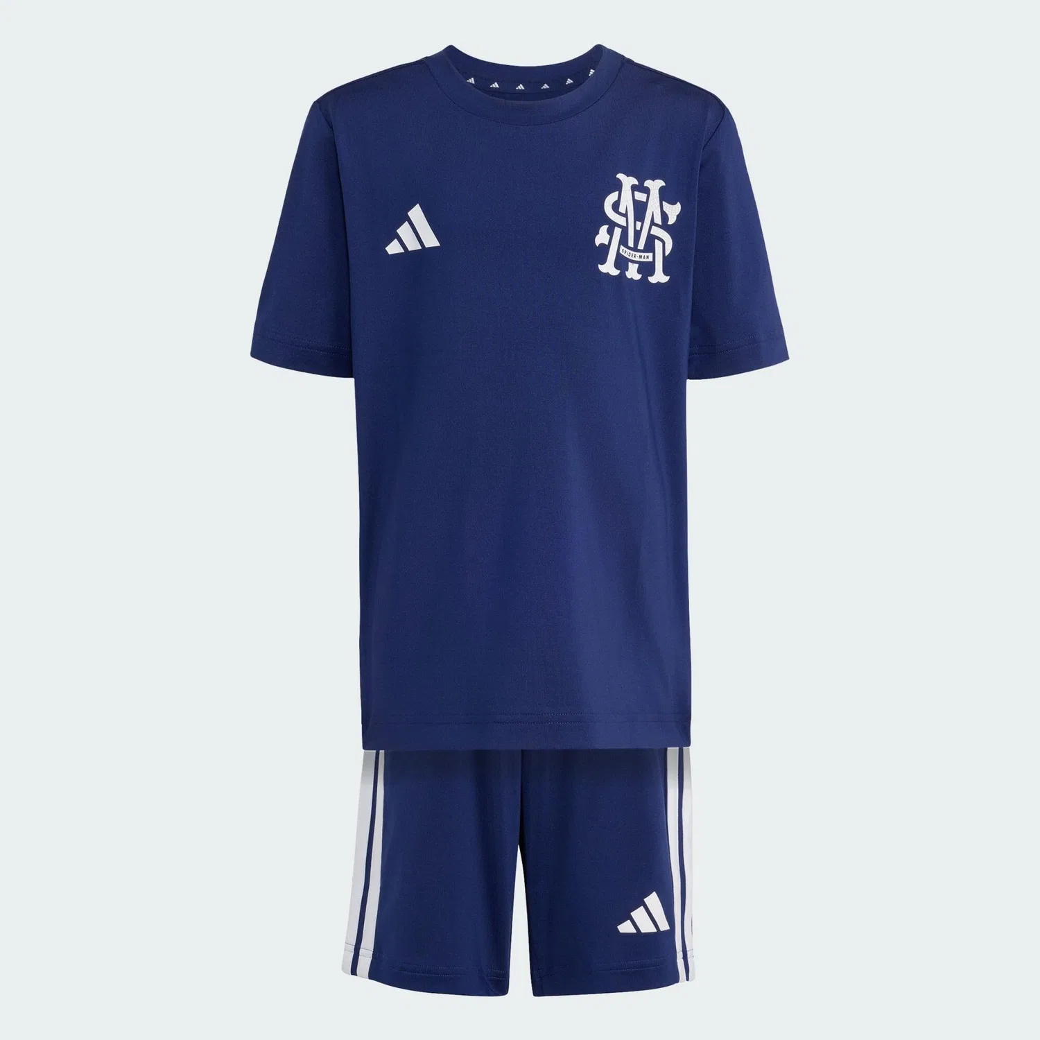 Детский спортивный костюм с технологией Climacool Marvel Spider-Man Sport Set Adidas, Dark Blue / White