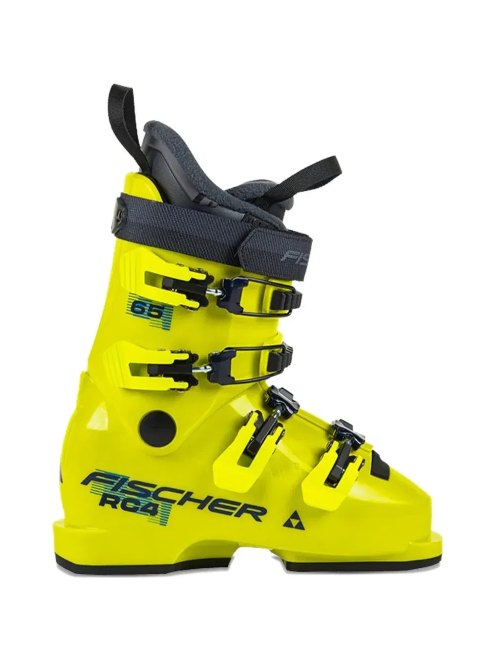 Ботинки Rc4 65 Jr с пряжками Fischer Kids, желтый