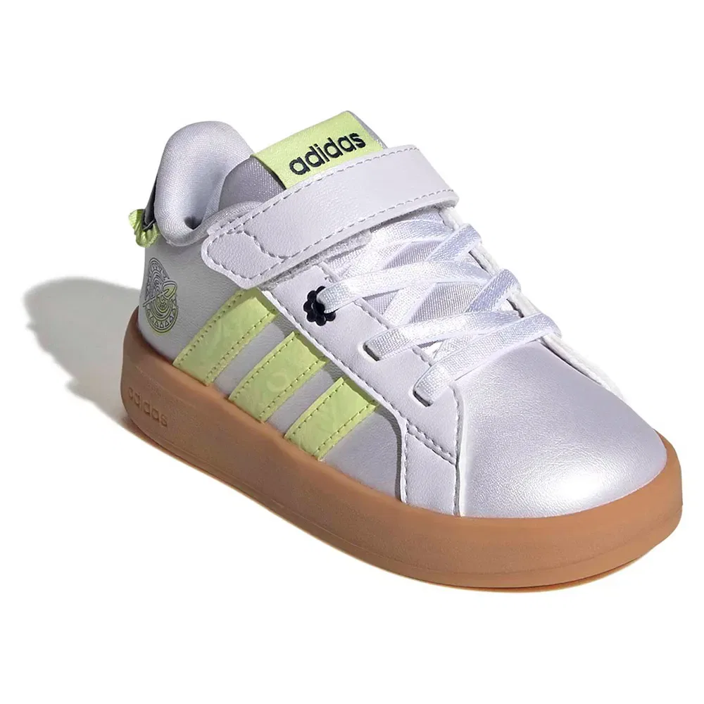 Кроссовки Disney Grand Court 30 Adidas, серебро — фото 2