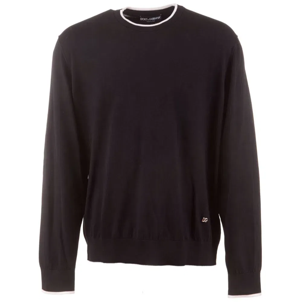 Мужской джемпер с круглым вырезом Dolce & gabbana, Black