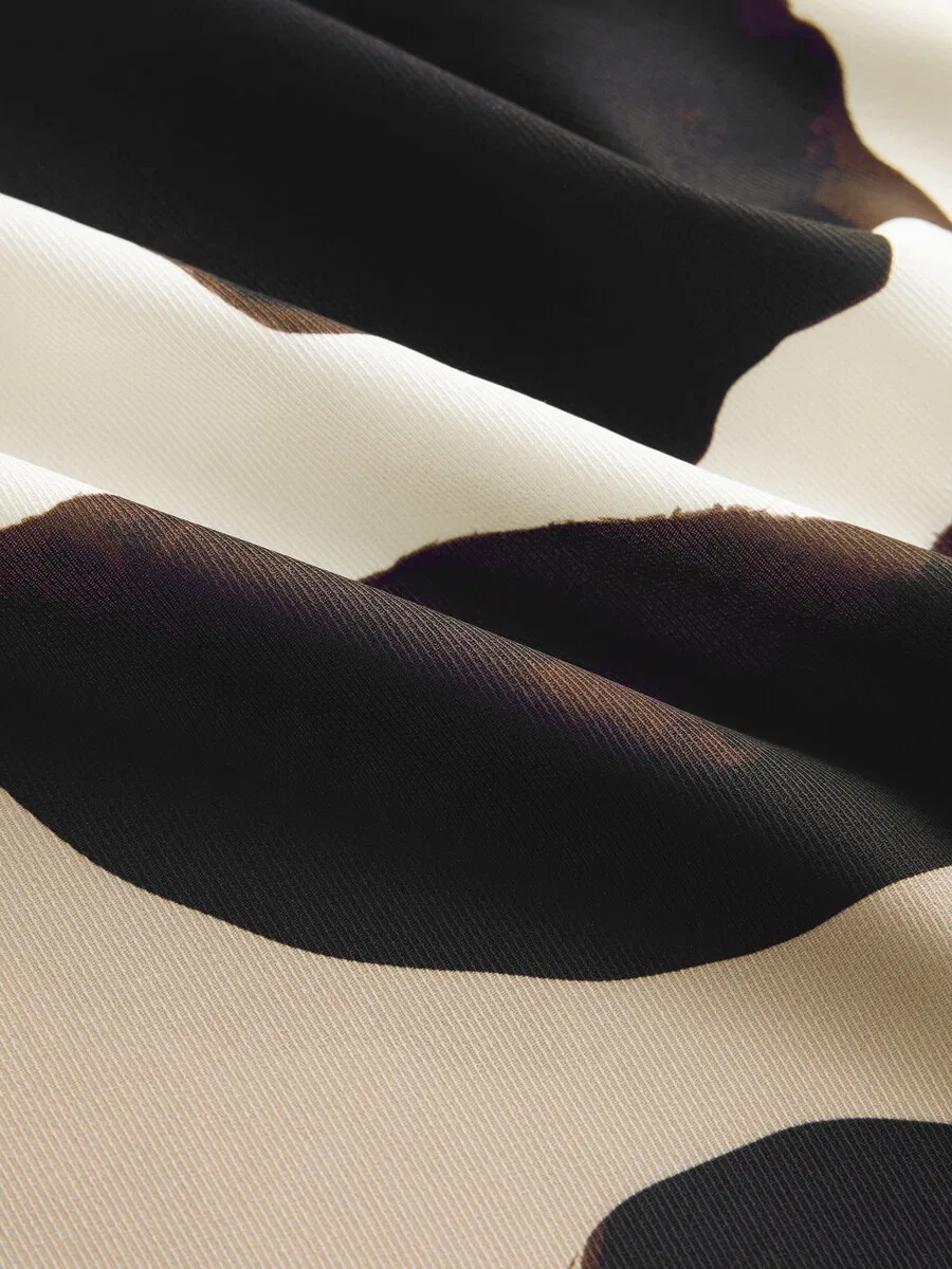 Блузка Next темно-коричневого цвета — фото 3