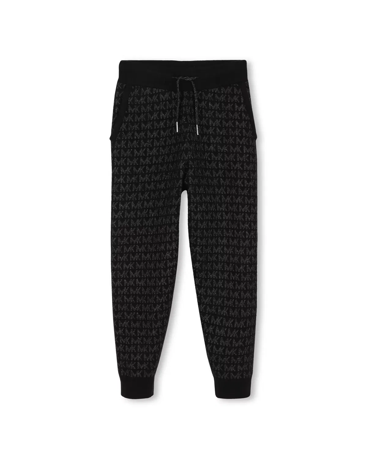 Детские спортивные штаны для девочек с жаккардовым узором Michael Kors, Negro