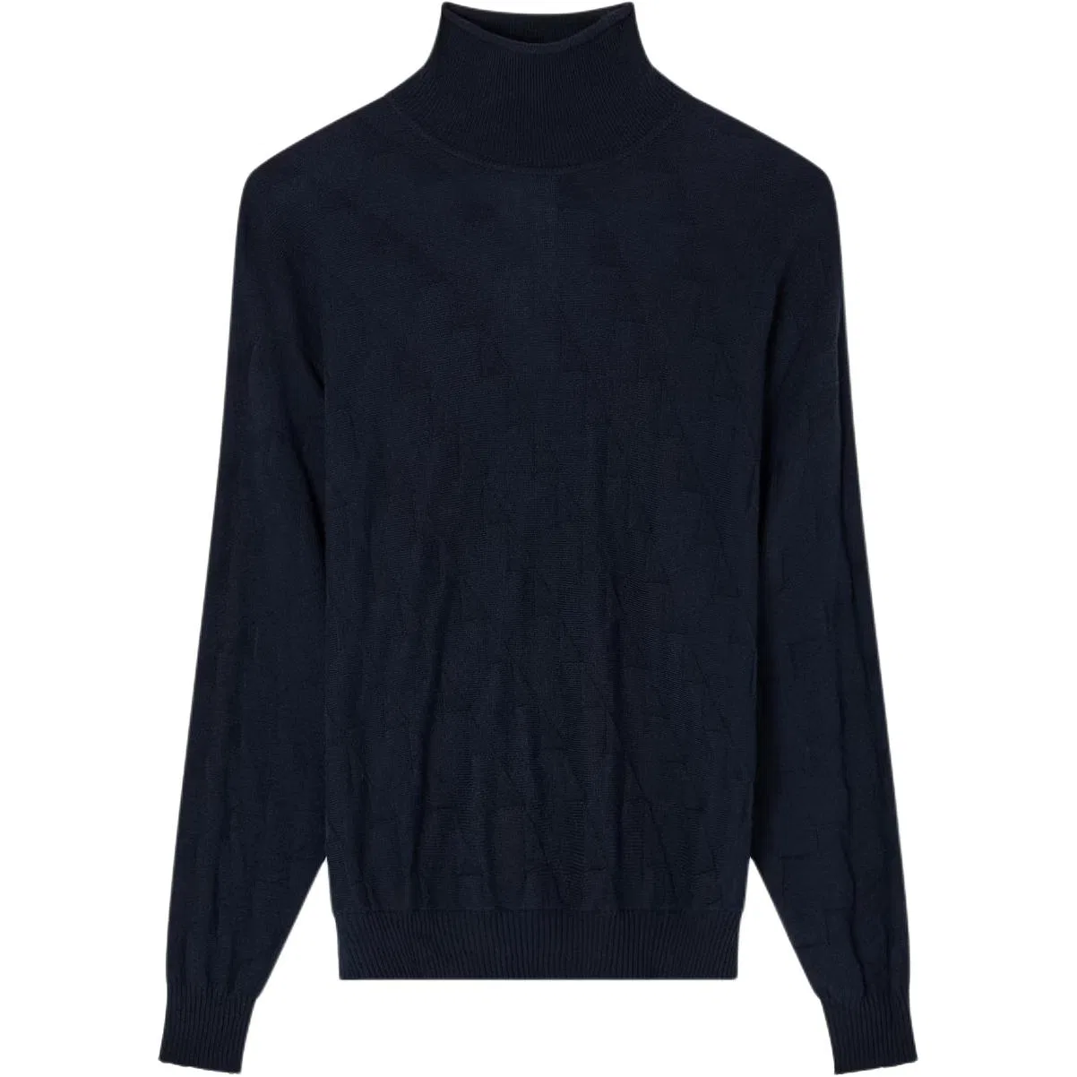 Женский свитер с косами Emporio Armani, Marine Blue