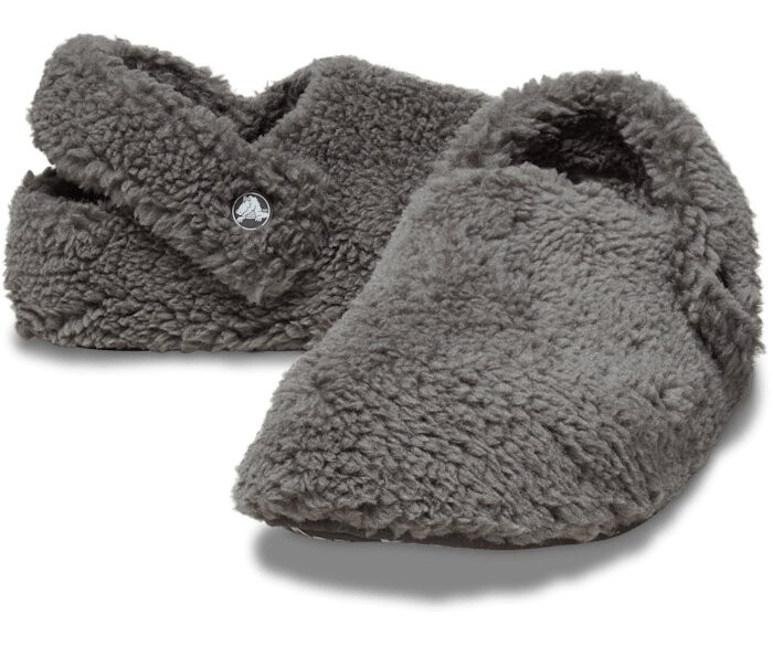 Тапочки Crocs Classic Cozzzy, серый — фото 2