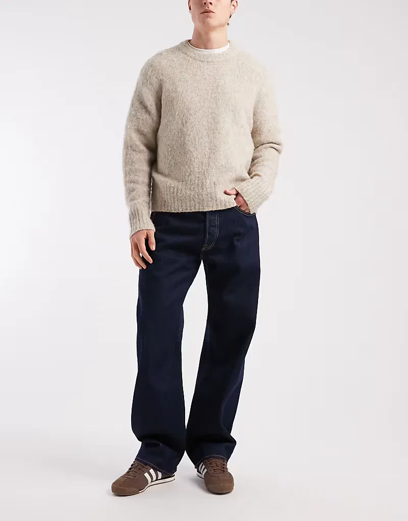Джинсы Levi's 501 свободного прямого кроя, индиго