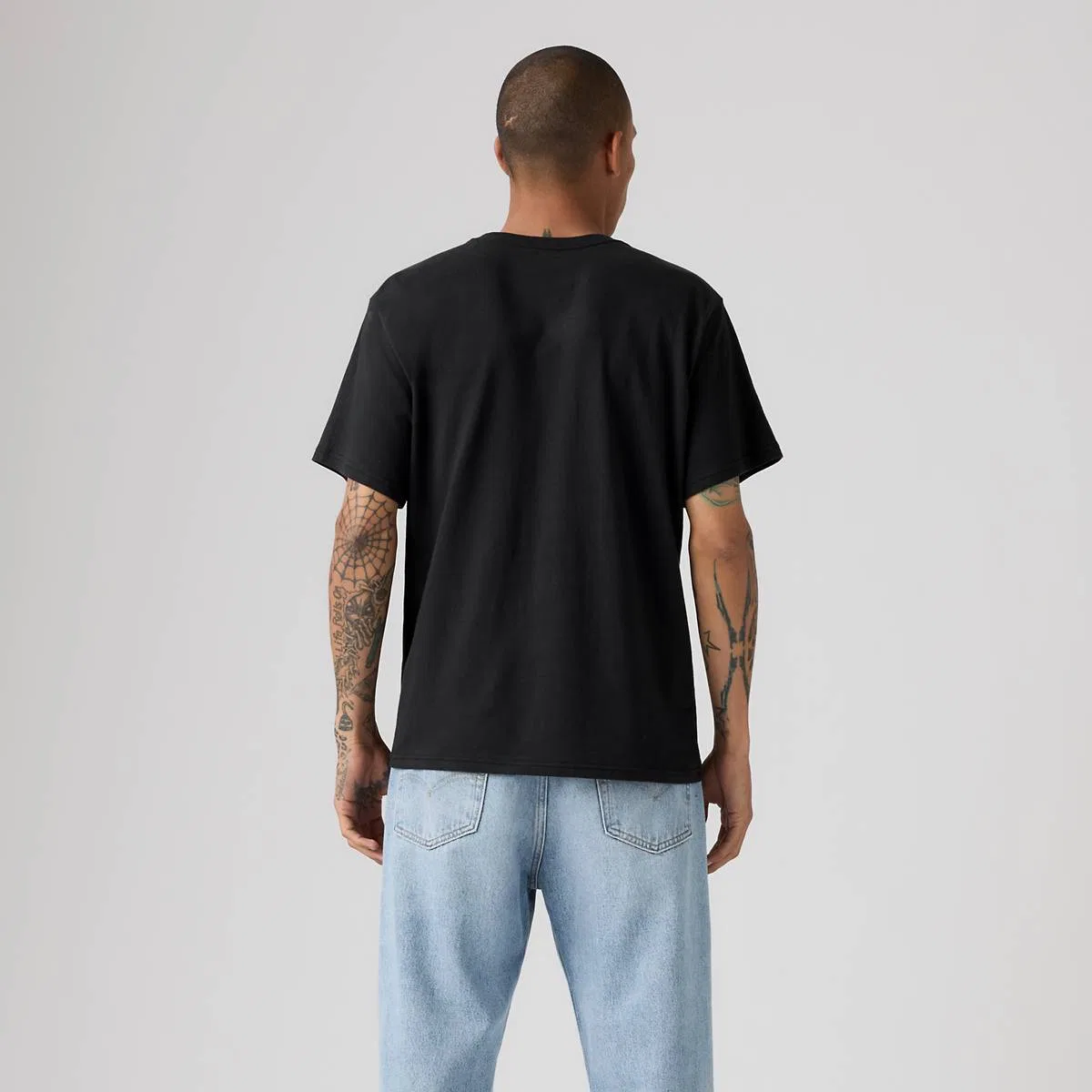 Свободная футболка с графическим принтом Levi's, Simple Pleasures Delft - Black — фото 4