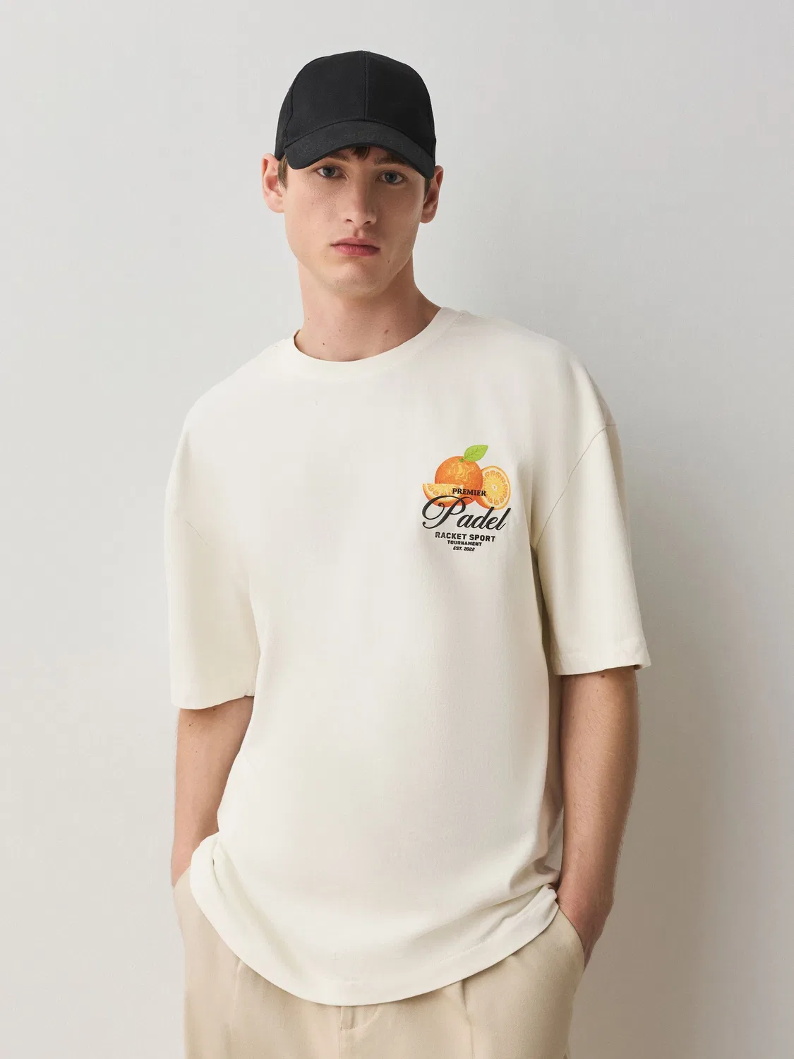 Футболка Relaxed Fit, White Premier Padel Next, белый — фото 2