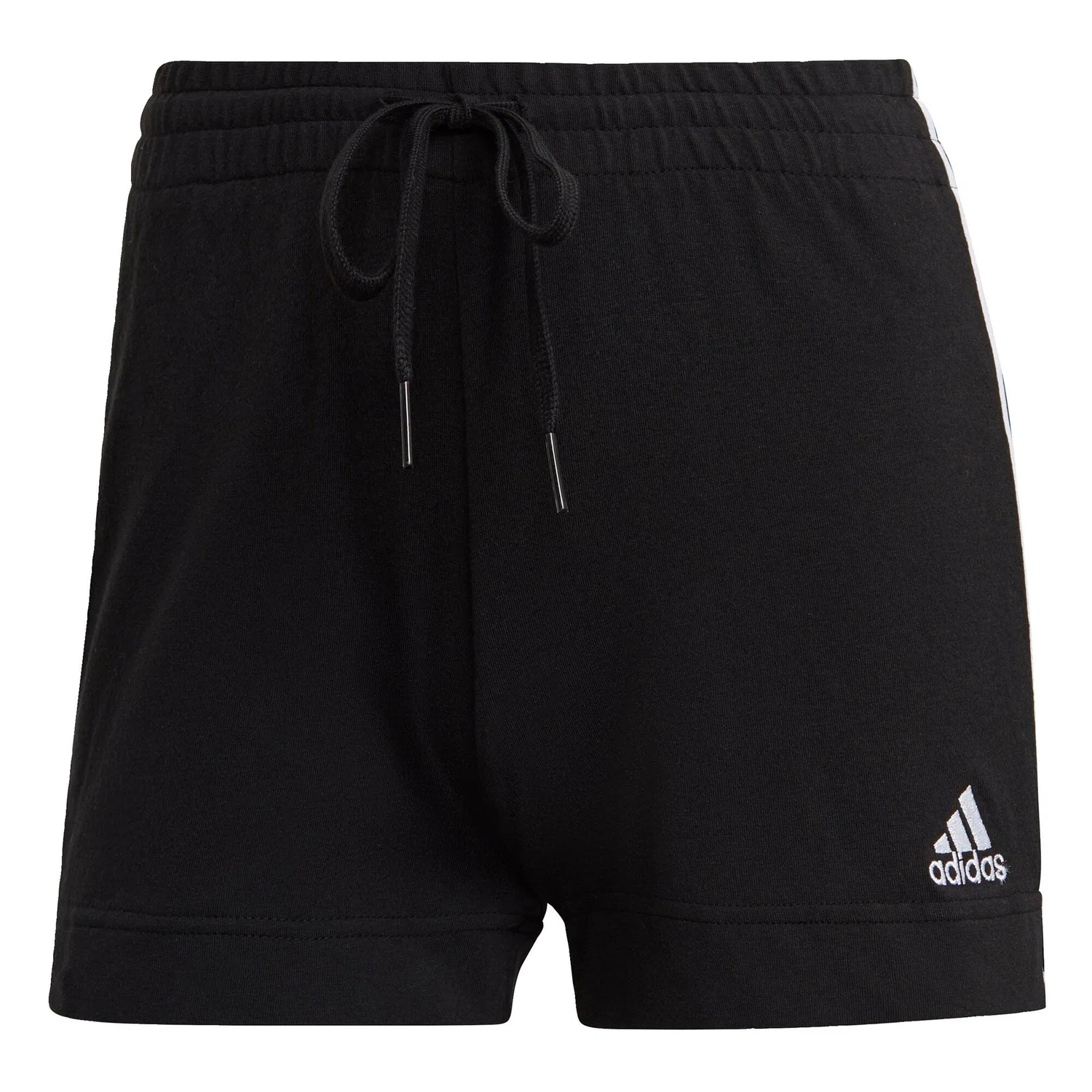 Мужские шорты с тремя полосами Essentials Slim 3-Streifen Adidas, Schwarz Weiss — фото 2